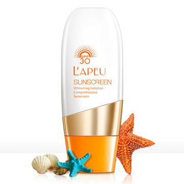 LAPEU OEM Customized multiple sun protection sun cream spf 30 sunscreen cream